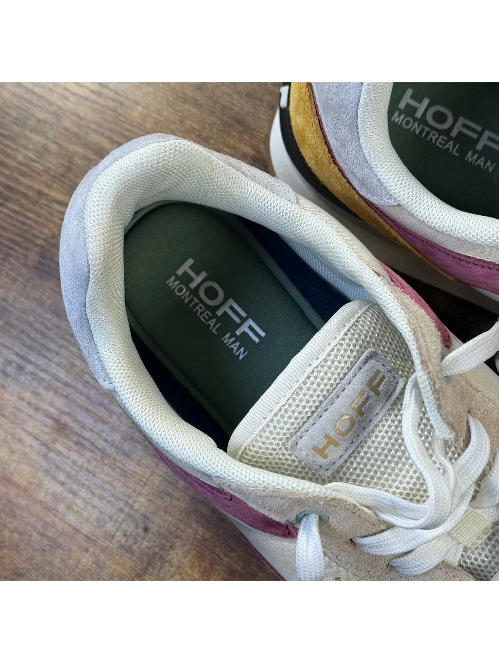 HOFF Montreal Man Colorblock Suede Sneakers Sz 11 Mens Retro Multicolor Shoe